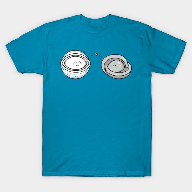 Cute Kawaii Timeless Mothership and Lifeboat T-Shirt by freeves